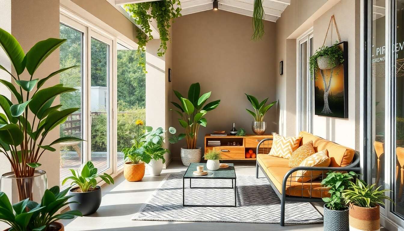 Créer des zones fonctionnelles dans une petite véranda Créer des zones fonctionnelles dans une petite véranda