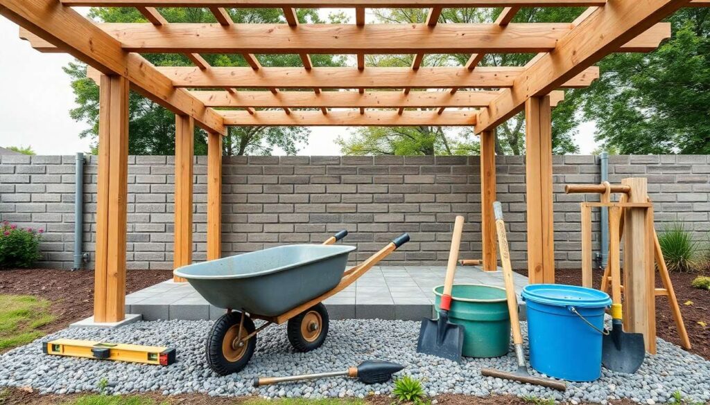 Installation de pergola autoportante : guide étape par étape