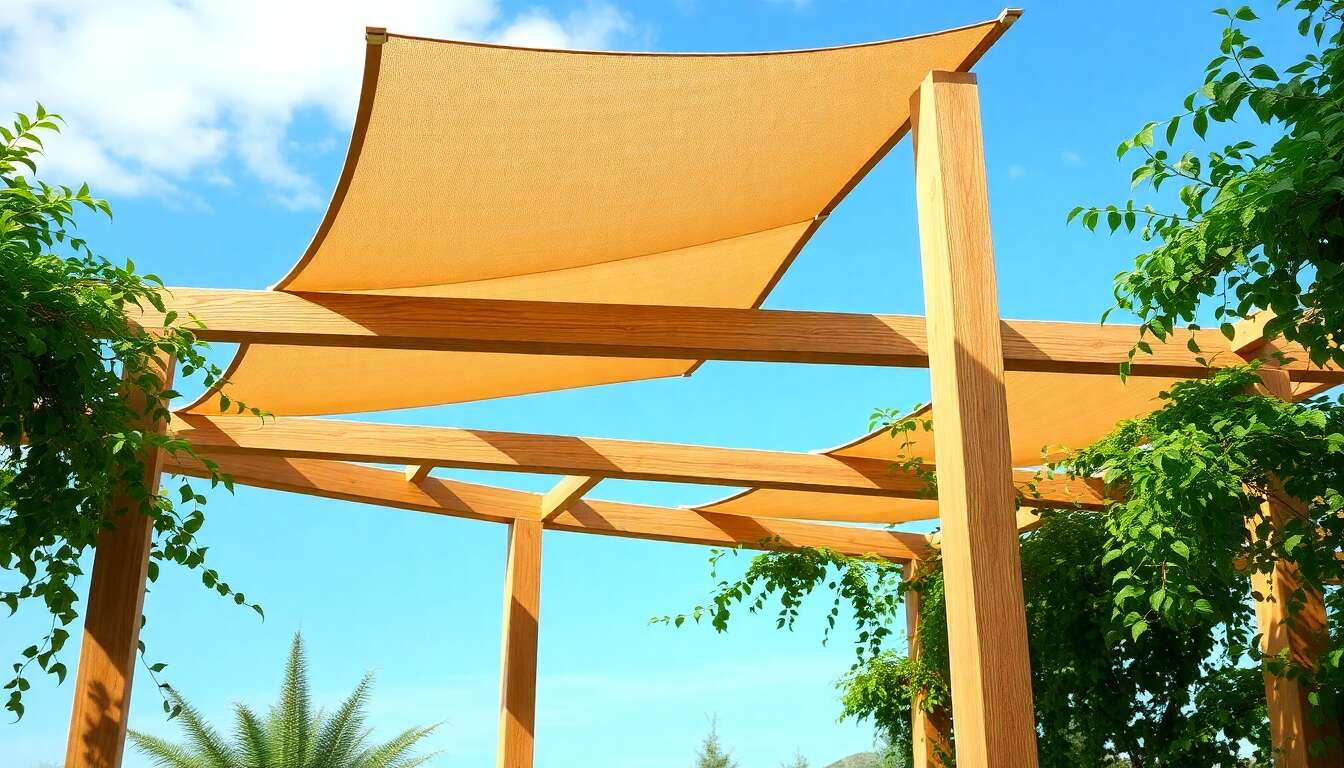 Les matériaux naturels pour une pergola durable
