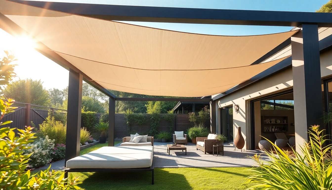 Les voiles d'ombrage : allier confort et design