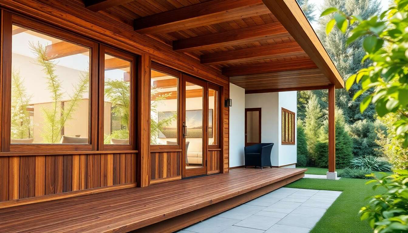 Choisir le bois pour sa véranda : un choix durable Choisir le bois pour sa véranda : un choix durable