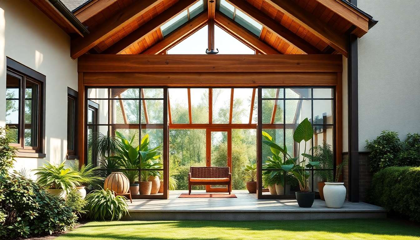Créer un espace lumineux et confortable avec une véranda en bois Créer un espace lumineux et confortable avec une véranda en bois