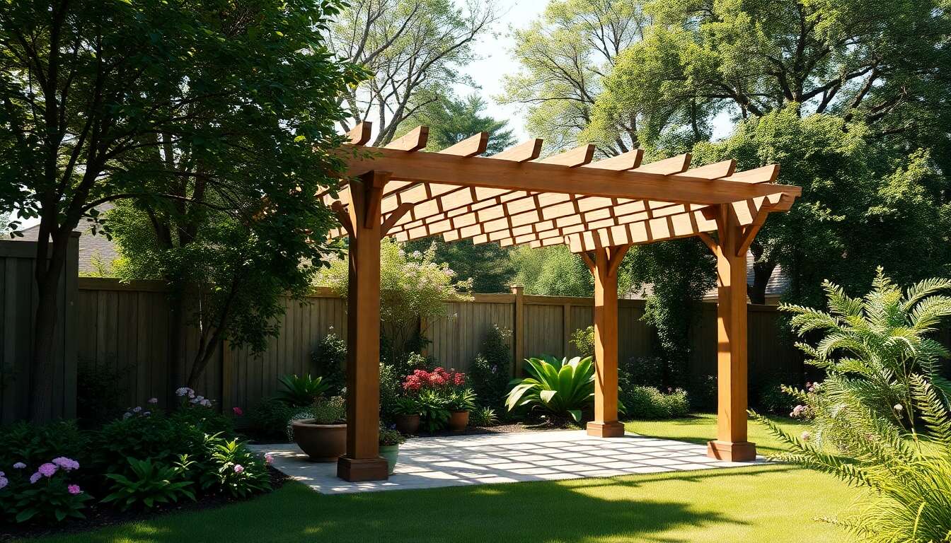 Permis de construire : réglementations autour de l'installation d'une pergola en bois