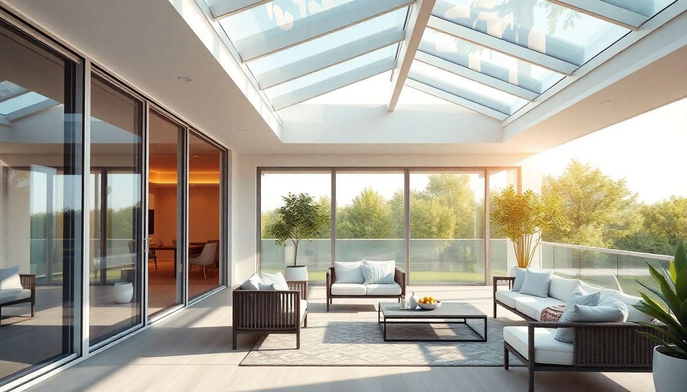 Véranda high-tech : innovations technologiques pour un confort optimal