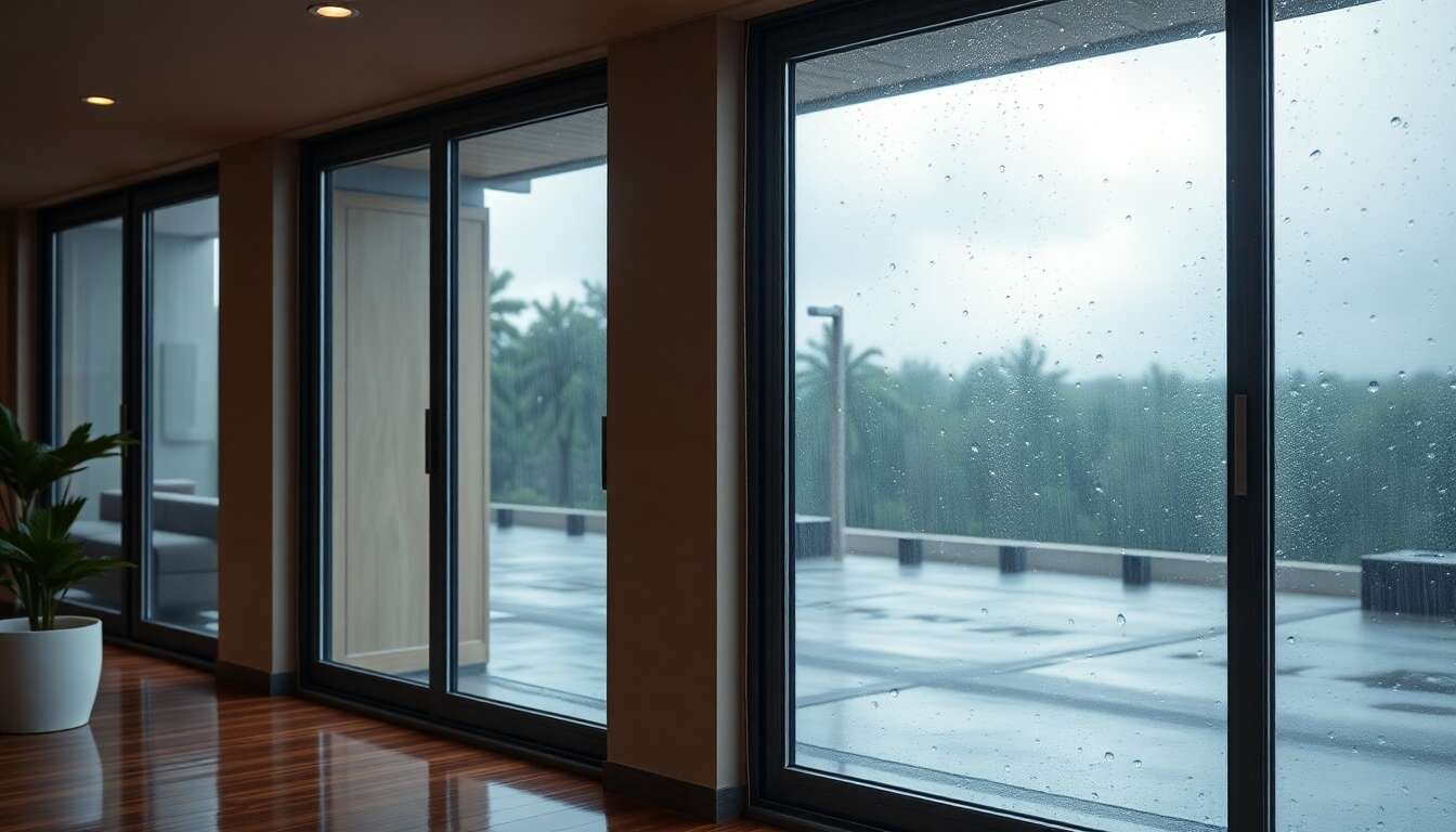 Le rôle du verre feuilleté en situation de tempête