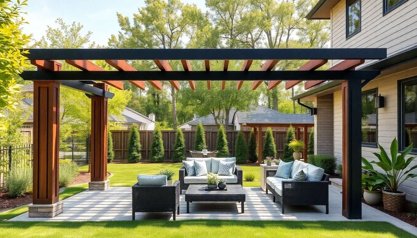 Définir les critères de la réglementation pour les pergolas