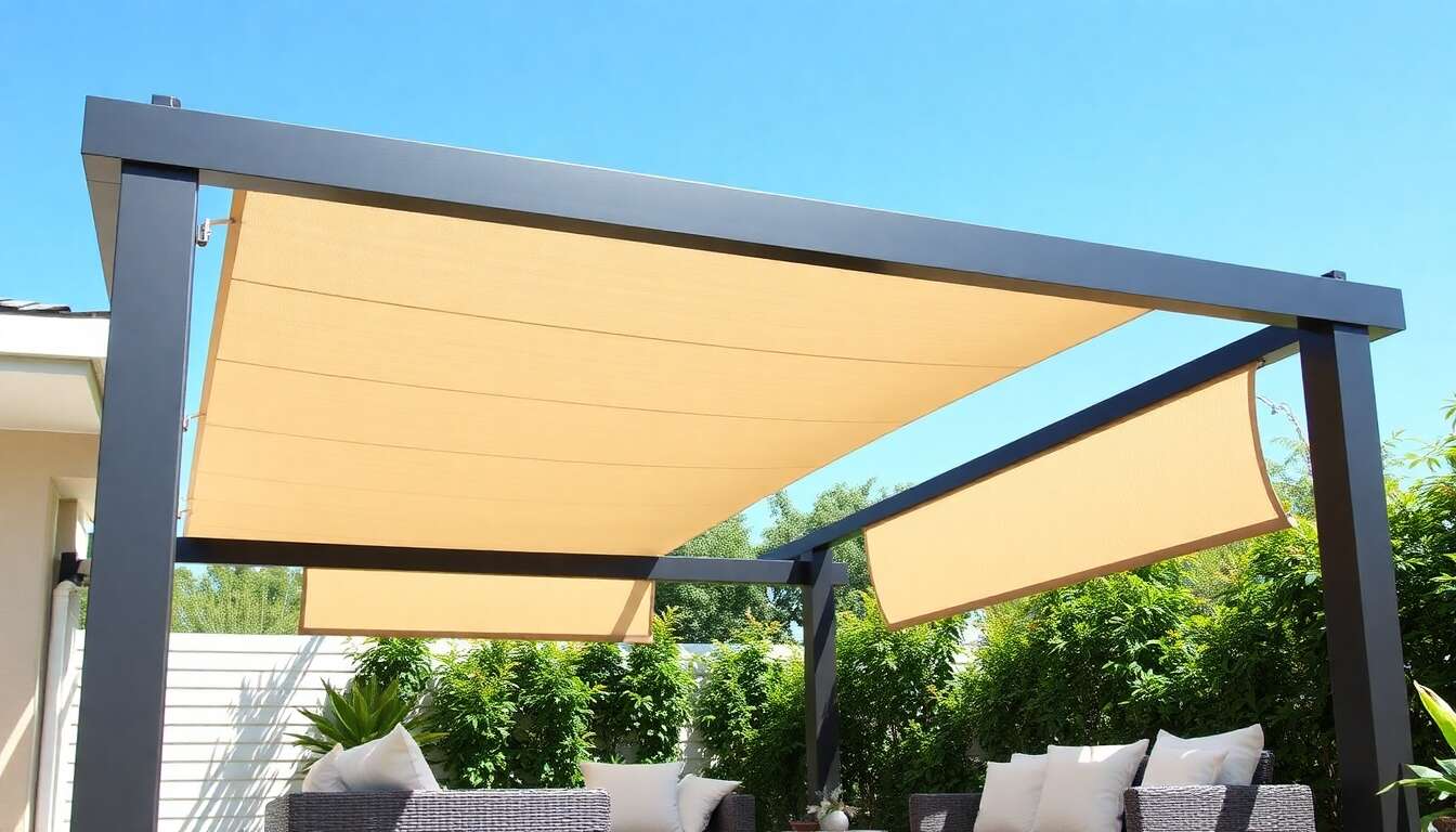 Protection solaire : équiper sa pergola alu de stores adaptés