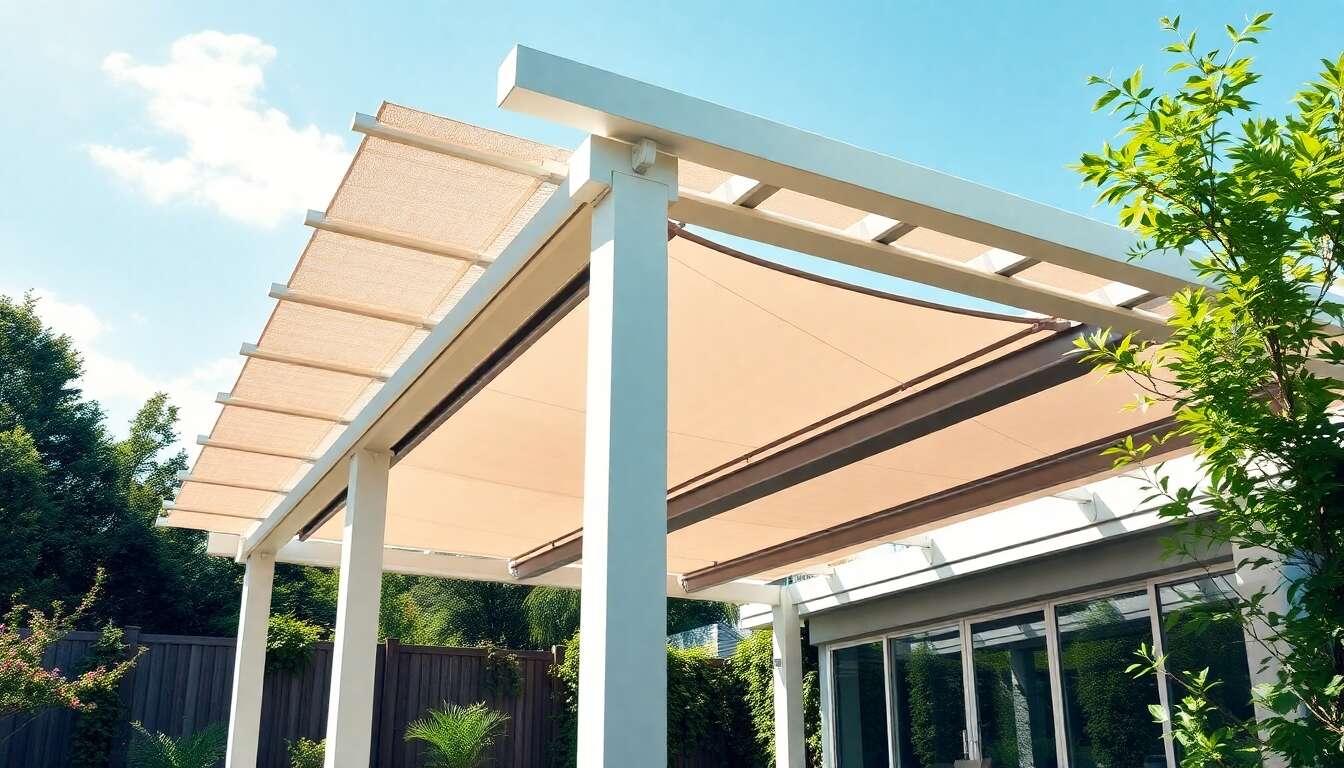 Options de stores pour votre pergola en alu Options de stores pour votre pergola en alu