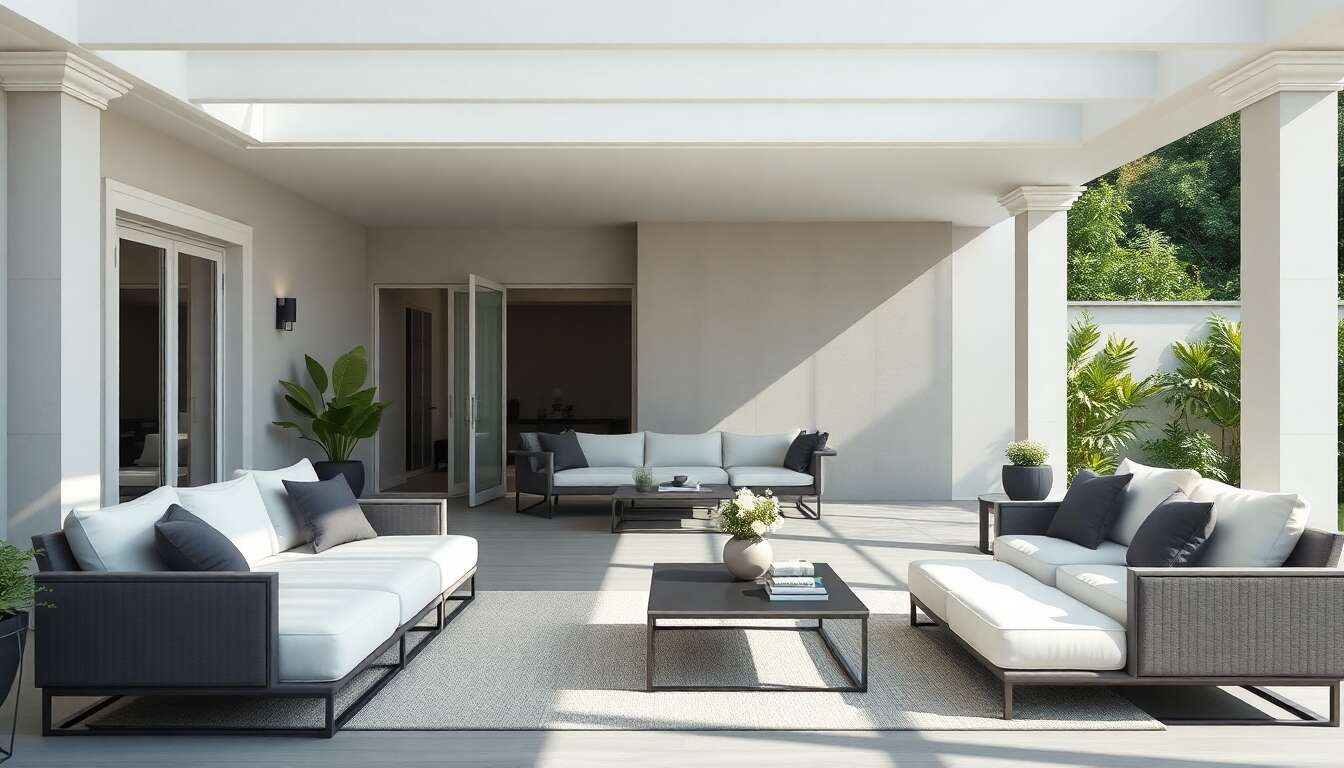 Choisir le mobilier en fonction de l’usage de la véranda et de la pergola