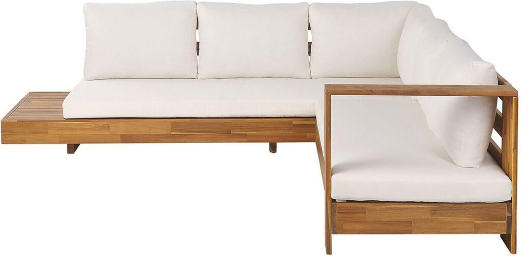 Avis sur le salon de jardin Marettimo en bois d'acacia 5 places