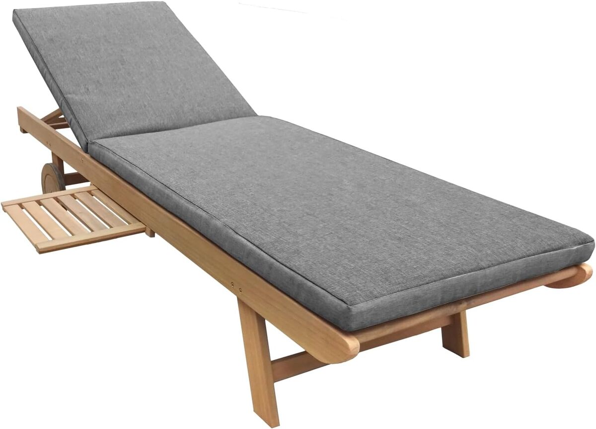 Test : chaise longue pliante Kanawa Happy Garden avec tablette