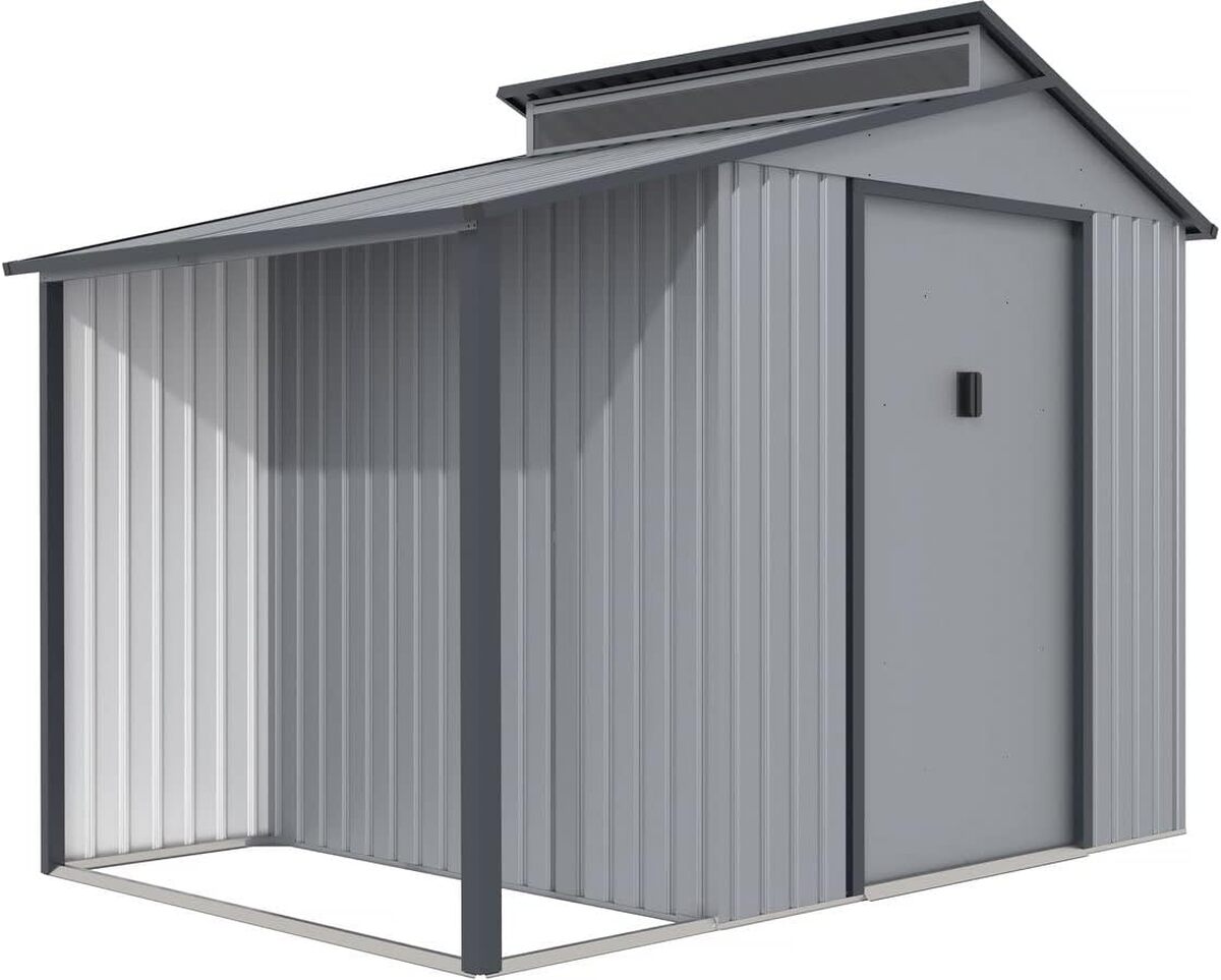 Test de l'abri de jardin métal Madras 5, 64 m² avec pergola