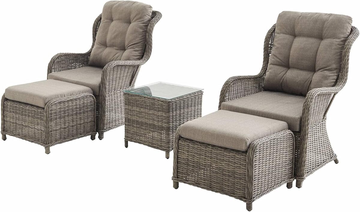 Test des fauteuils relax Barletta d'Alice's Garden : confort et élégance en résine tressée