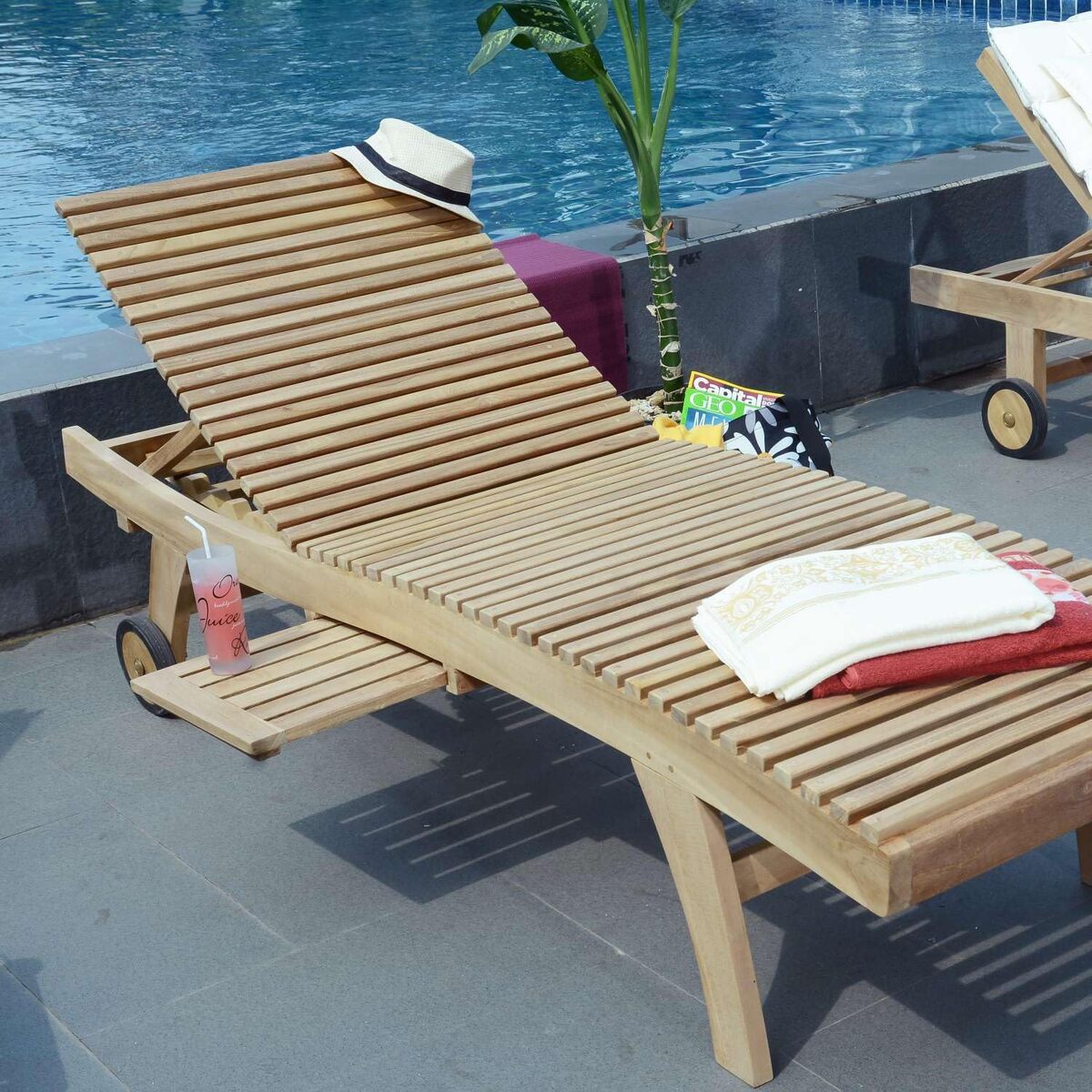 Test du bain de soleil Teck'Attitude Beverly en teck massif