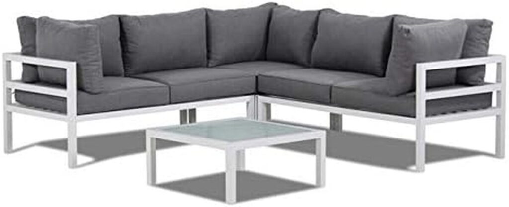 Test du salon de jardin Wendy : aluminium et confort modulable