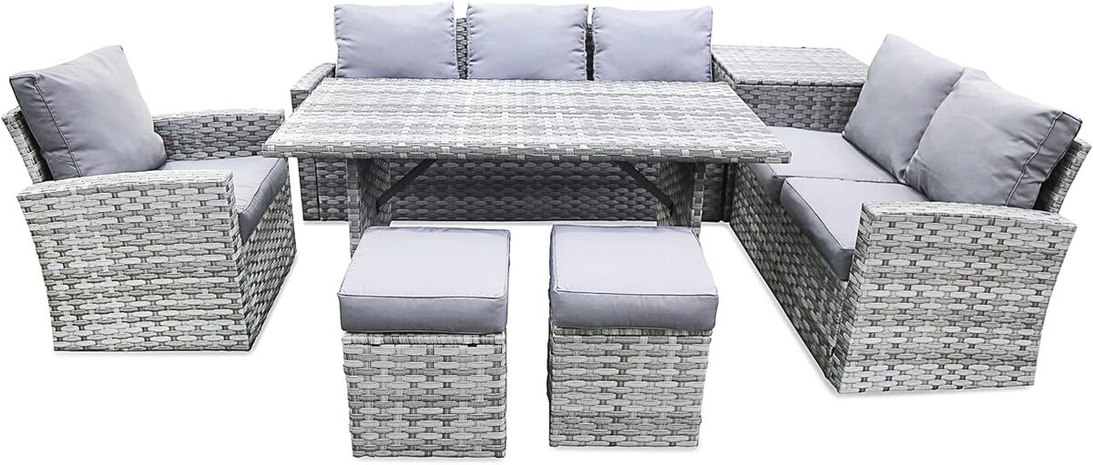 Test : ensemble de meubles de jardin Hollywood Ondis24 pour 8 personnes