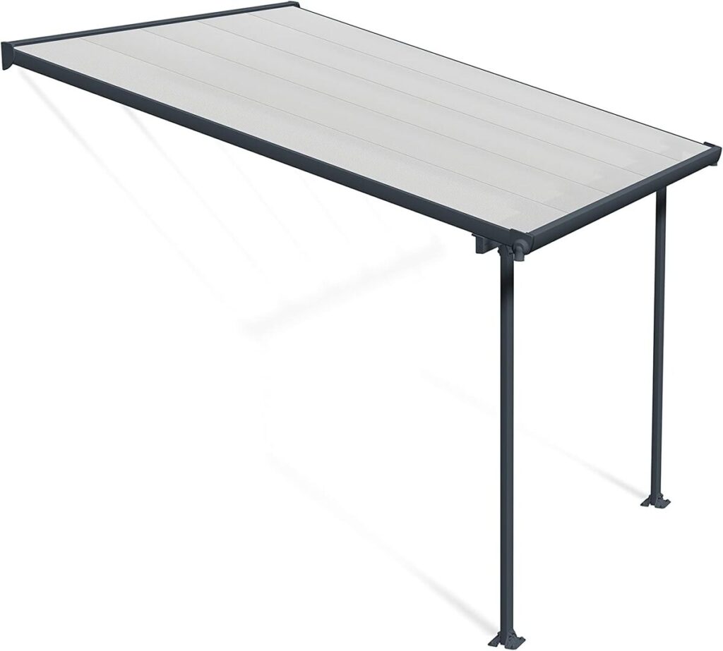 Test pergola Canopia Palram Feria 9.2 m² en aluminium