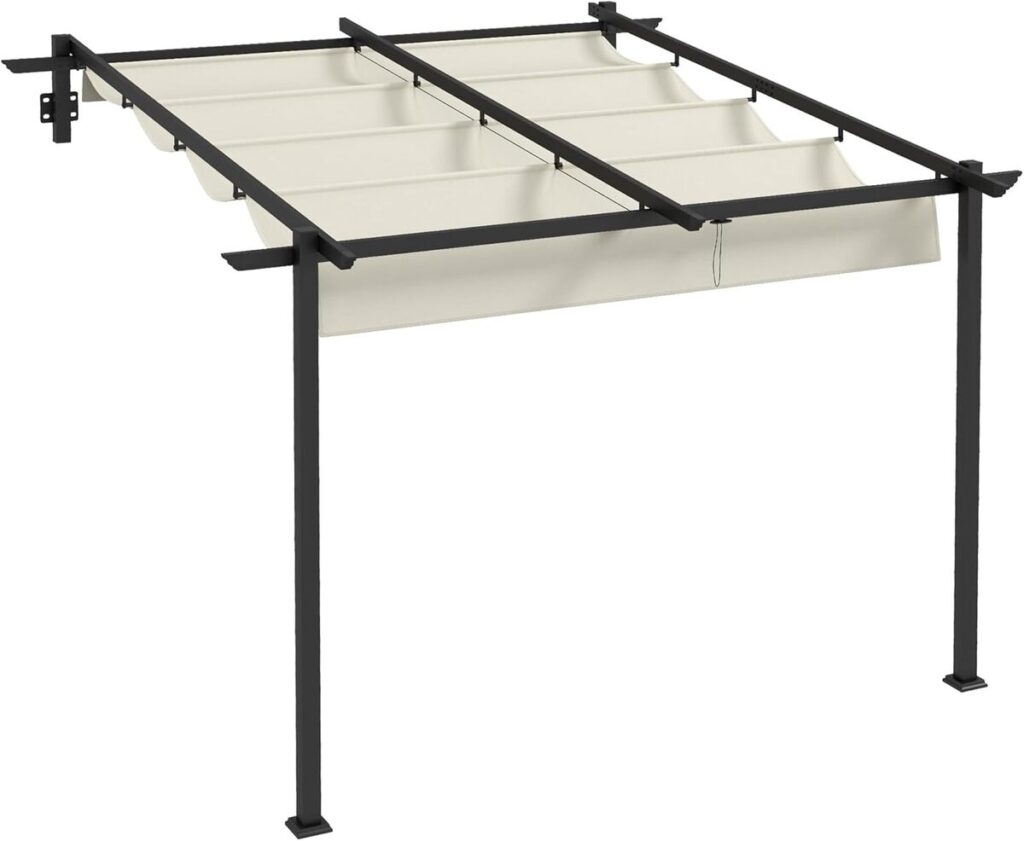 Test : pergola coupe-vent Outsunny 3x3 m ajustable