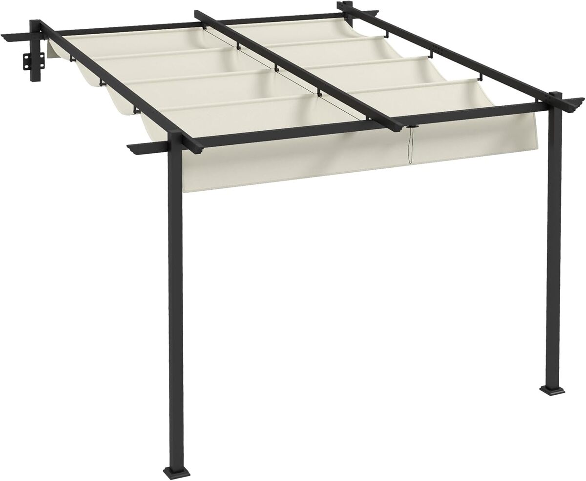 Test : pergola coupe-vent Outsunny 3x3 m ajustable