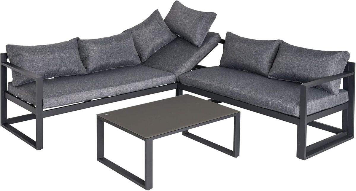 Test : salon de jardin Outsunny 5 places contemporain