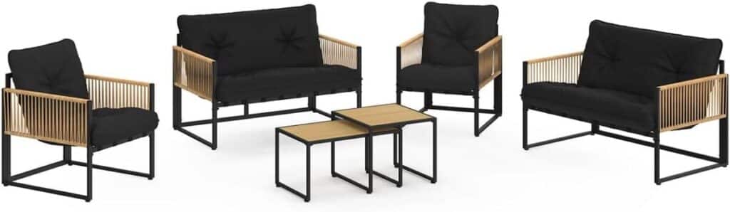 Avis sur le salon de jardin bas Rio 6 places IDMarket