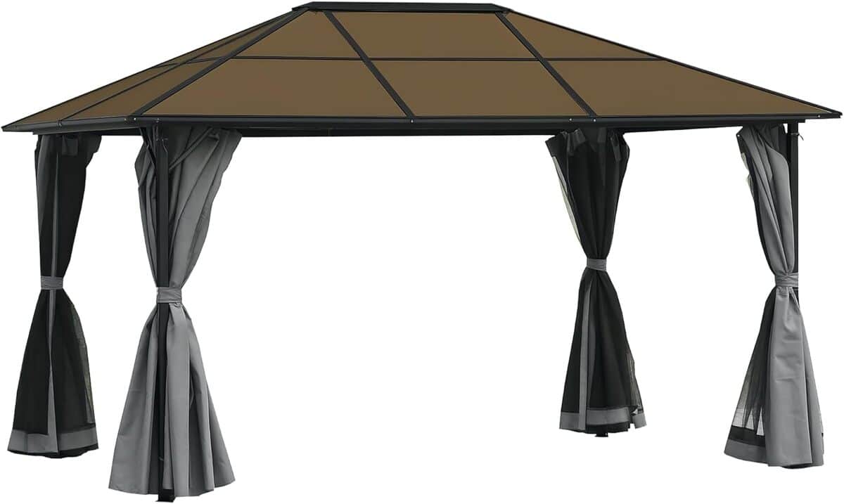 Test de la tonnelle pavillon Outsunny : élégance et protection 4 x 3 m