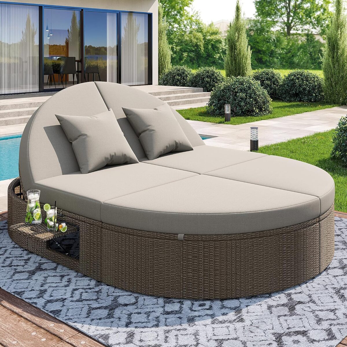 Test du bain de soleil pliable Dolamaní pour 2 personnes