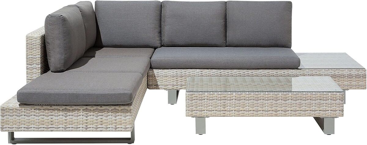 Test du salon de jardin Beliani : design moderne et confort assuré