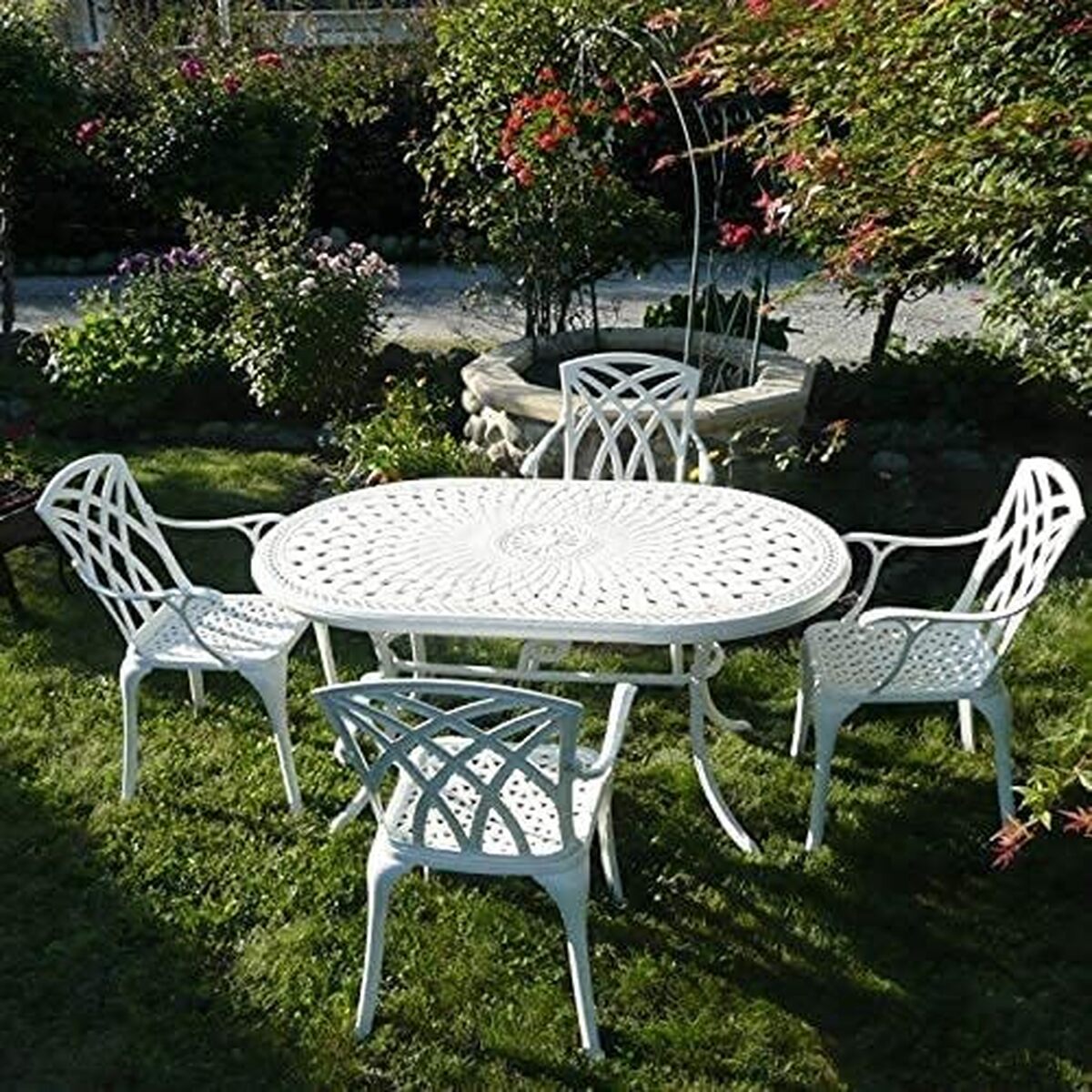 Test du salon de jardin Lazy Susan : élégance et résistance