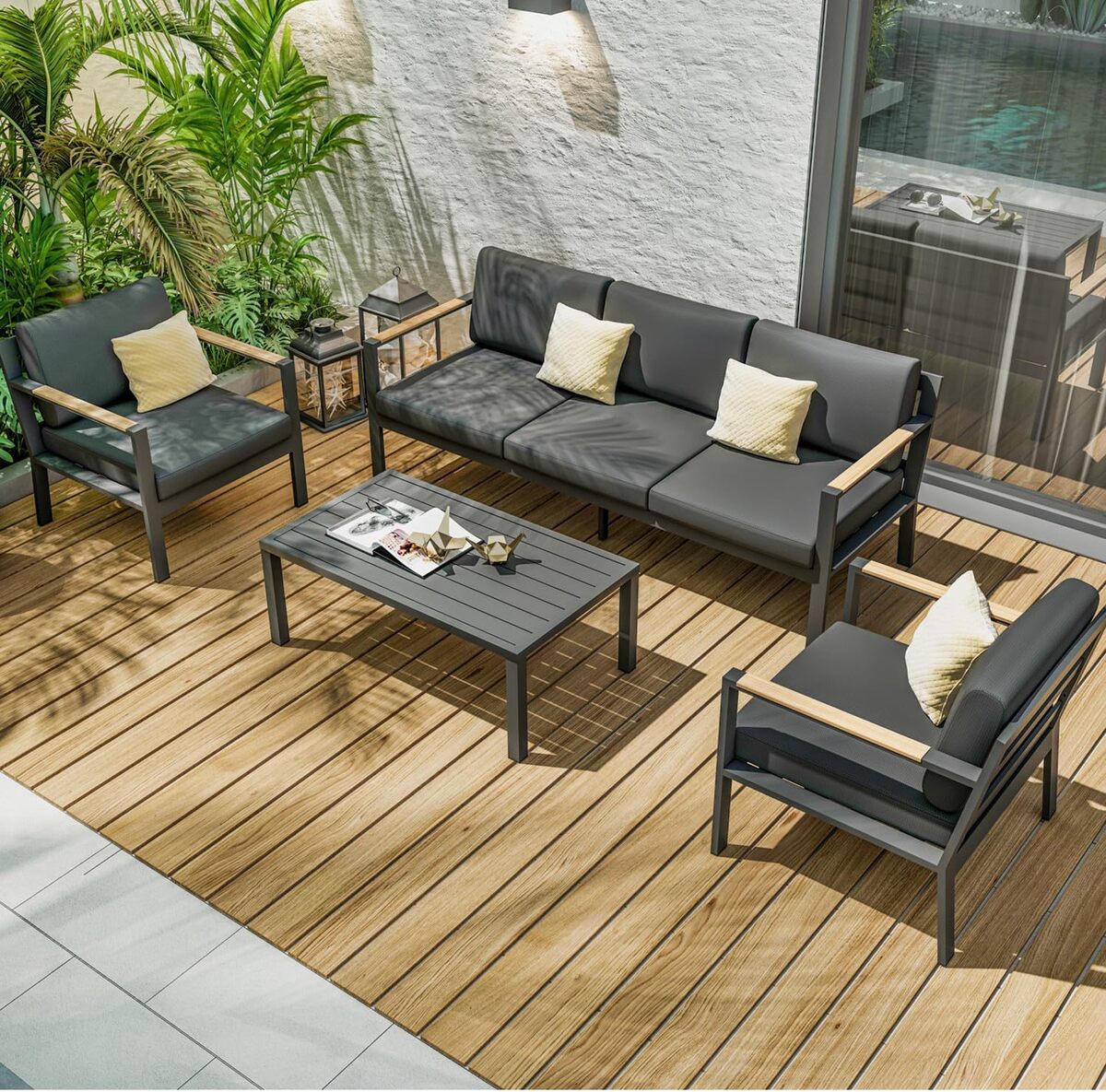 Test du salon de jardin MABILLON : design et confort pour l'extérieur