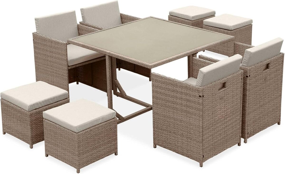 Test du salon de jardin Vabo Alice's Garden : confort et modularité beige