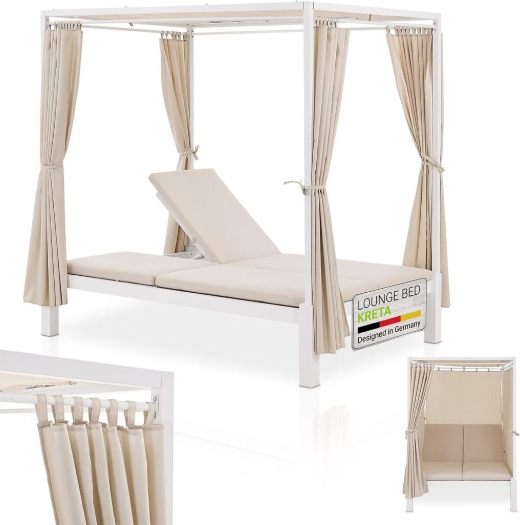 Test : transat Juskys Kreta pour deux, avec auvent réglable