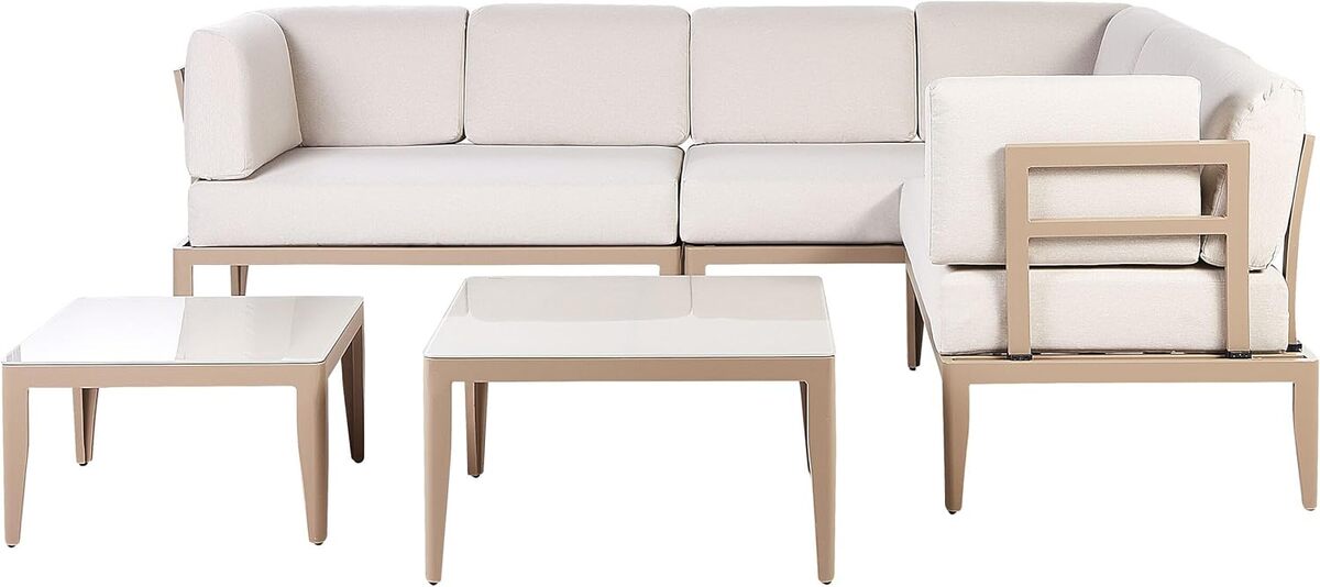 Avis : ensemble de jardin Rima III beige clair 6 places