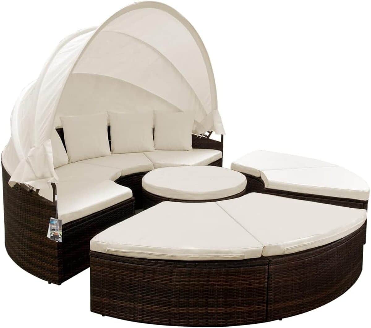 Test : casaria bain de soleil rond et pratique Ø230 cm