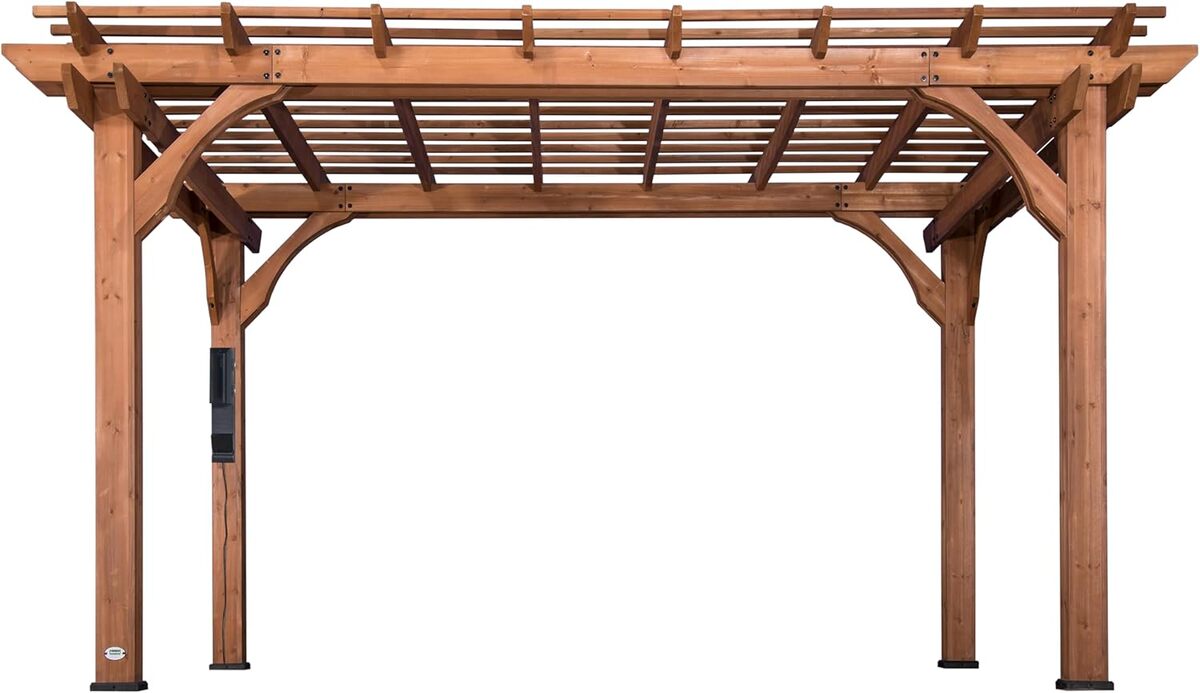 Test de la pergola bois Backyard Discovery : design luxueux et facile à assembler