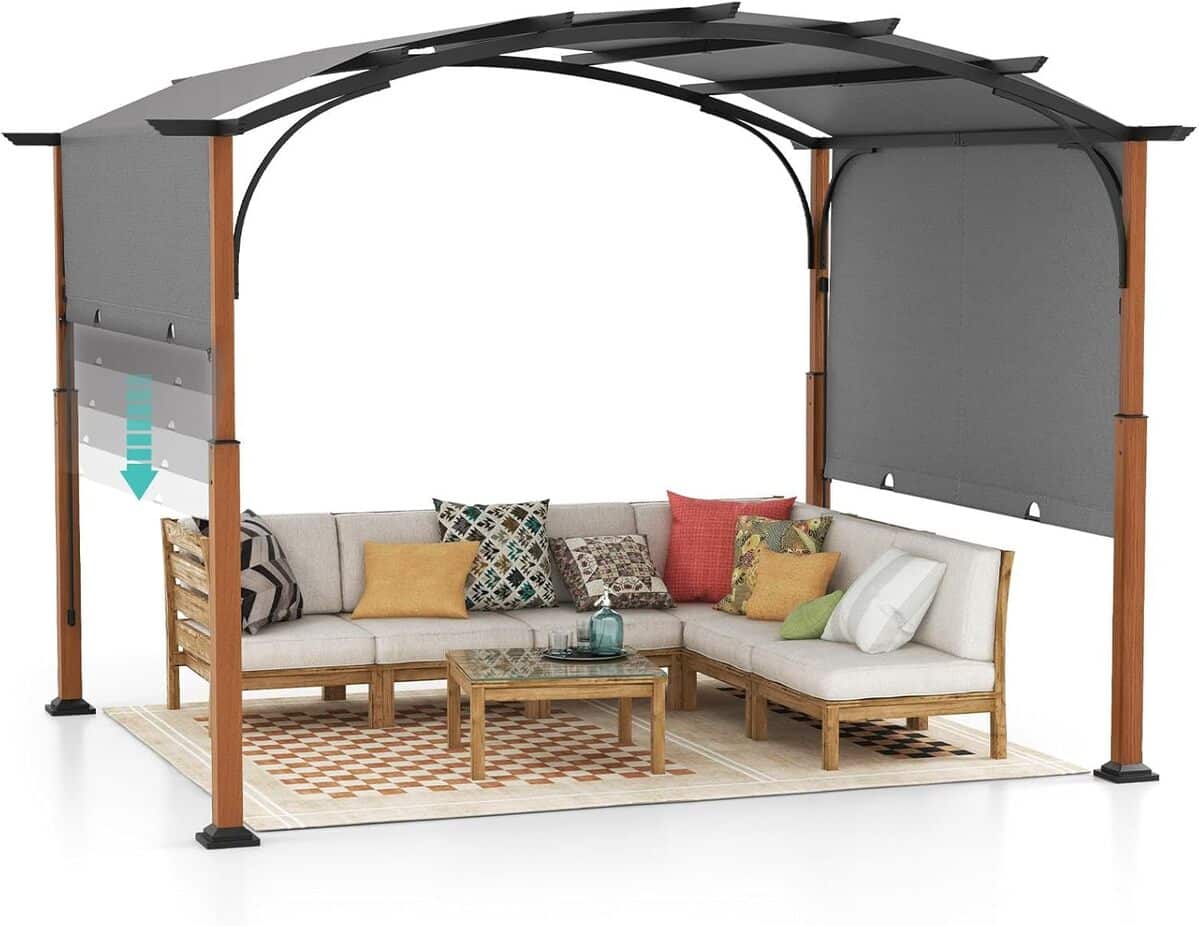 Test de la pergola métallique Relax4Life 3, 6x3 m avec auvent rétractable