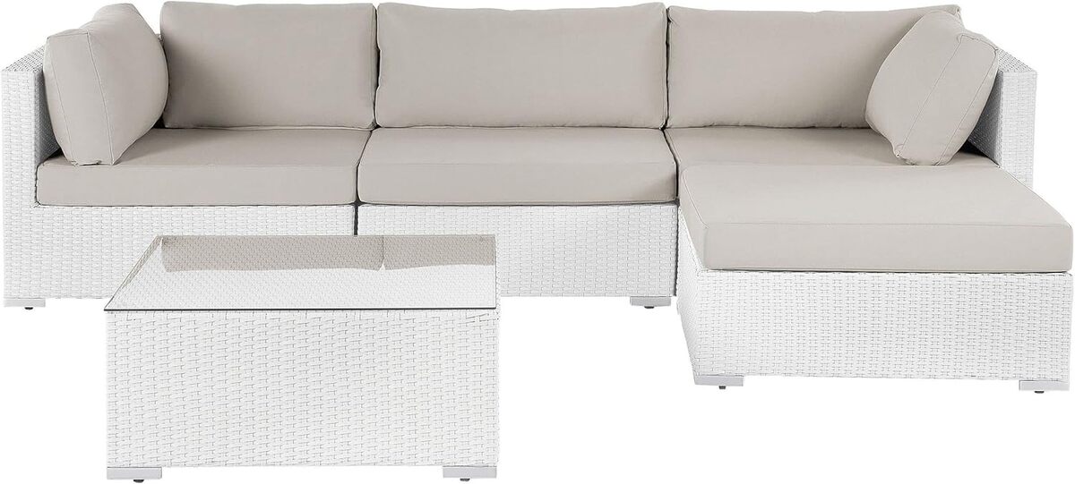 Test de l'ensemble de jardin modulable Sano II 4 places