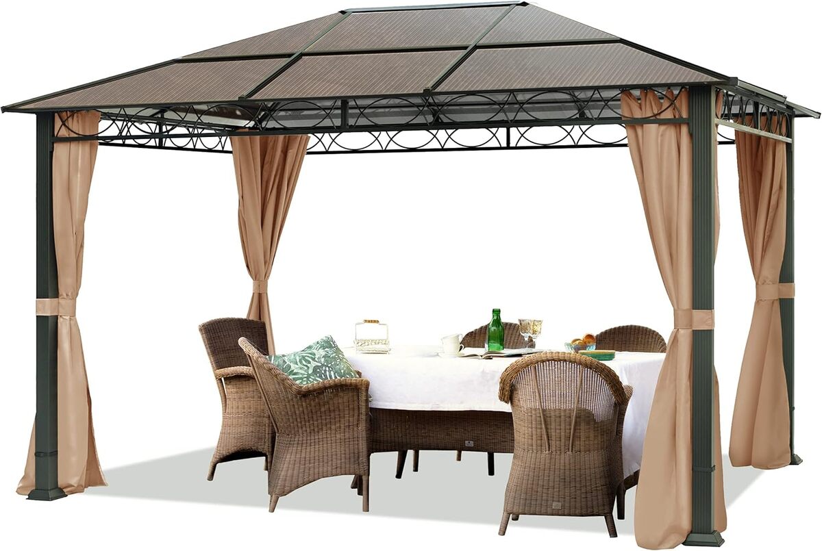 Test du pavillon ALU Deluxe 3x4 m imperméable
