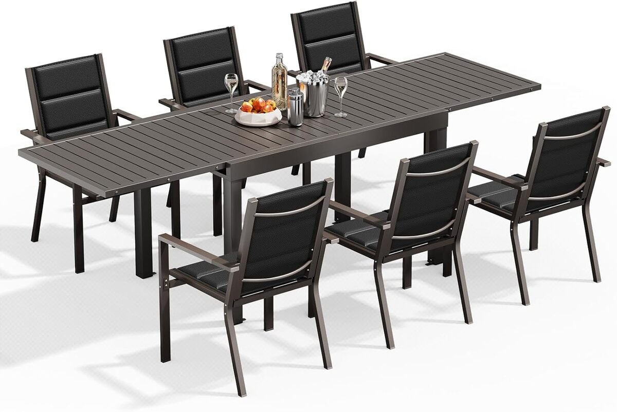 Test du salon de jardin Devoko 6+1 : confort et modularité