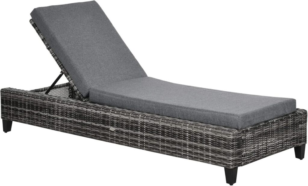 Test du transat Outsunny : grand confort et inclinaison réglable