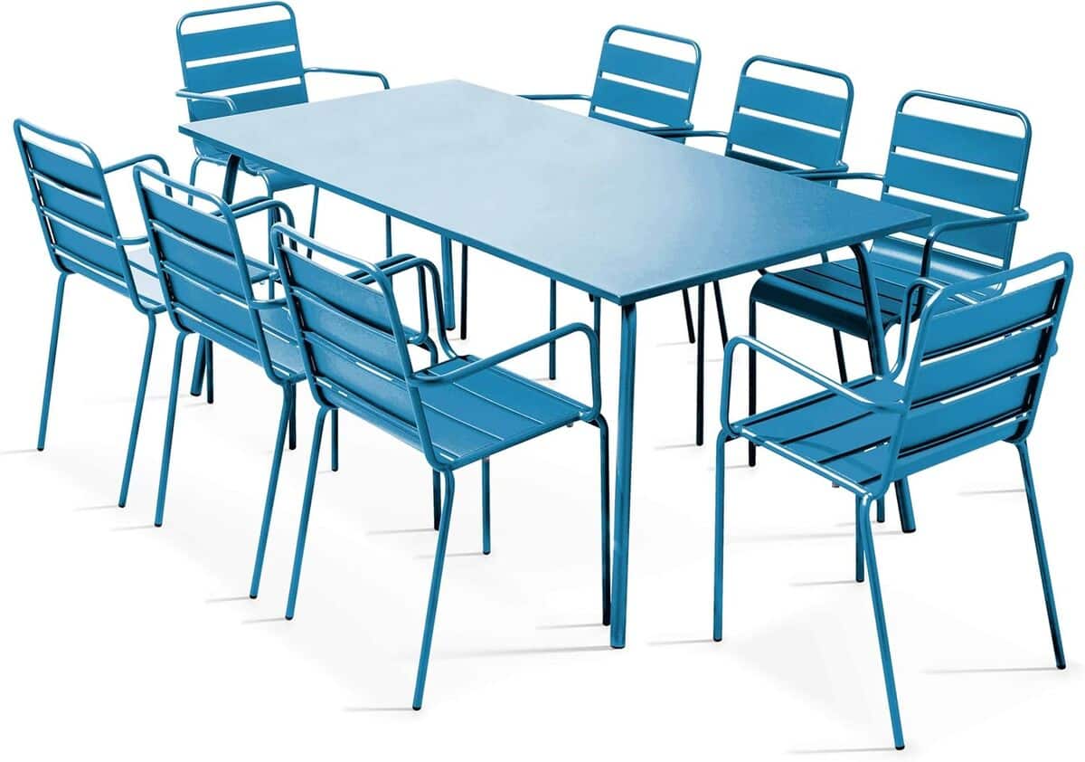 Test : oviala Palavas ensemble table et fauteuils élégants