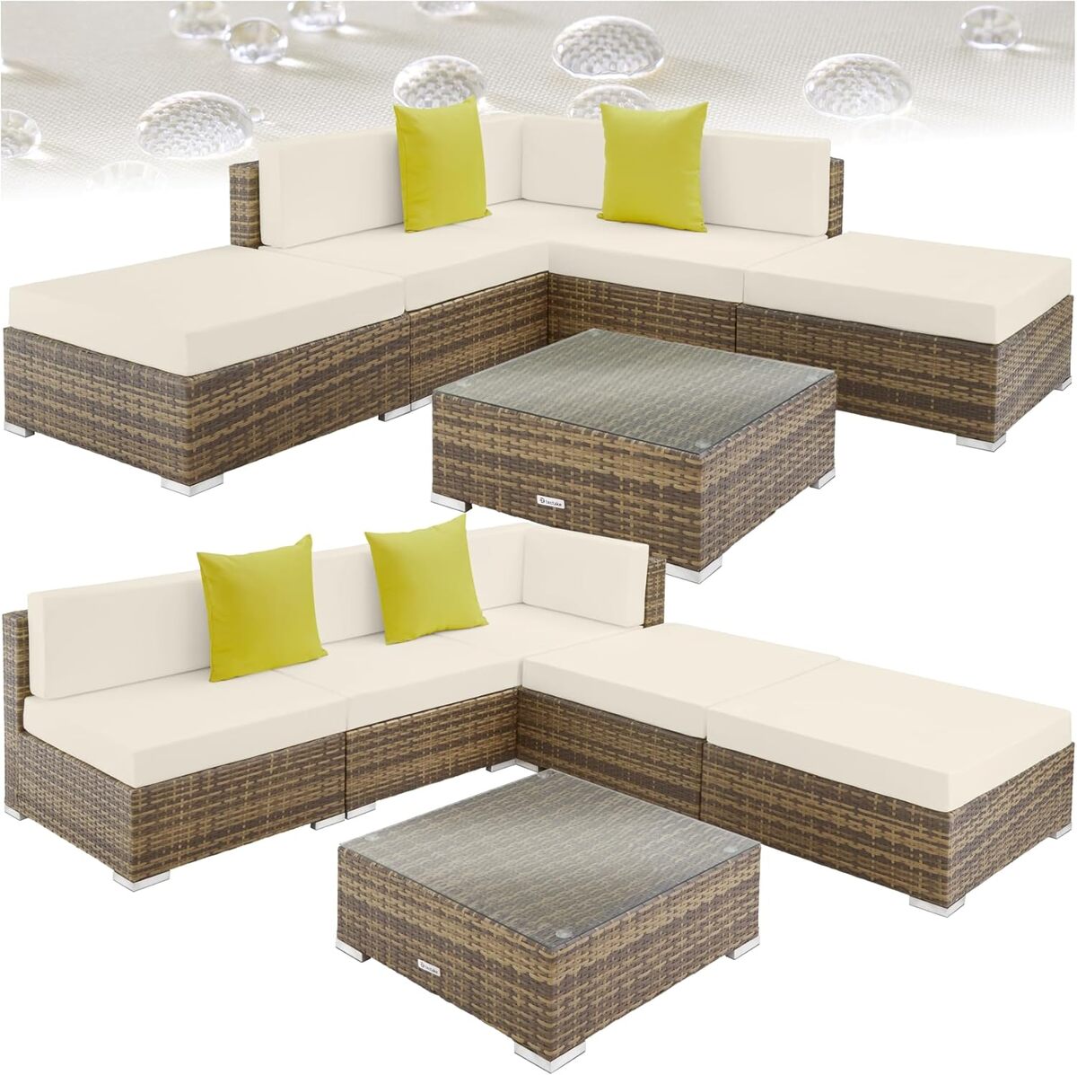Test : salon de jardin modulable TecTake® XXL