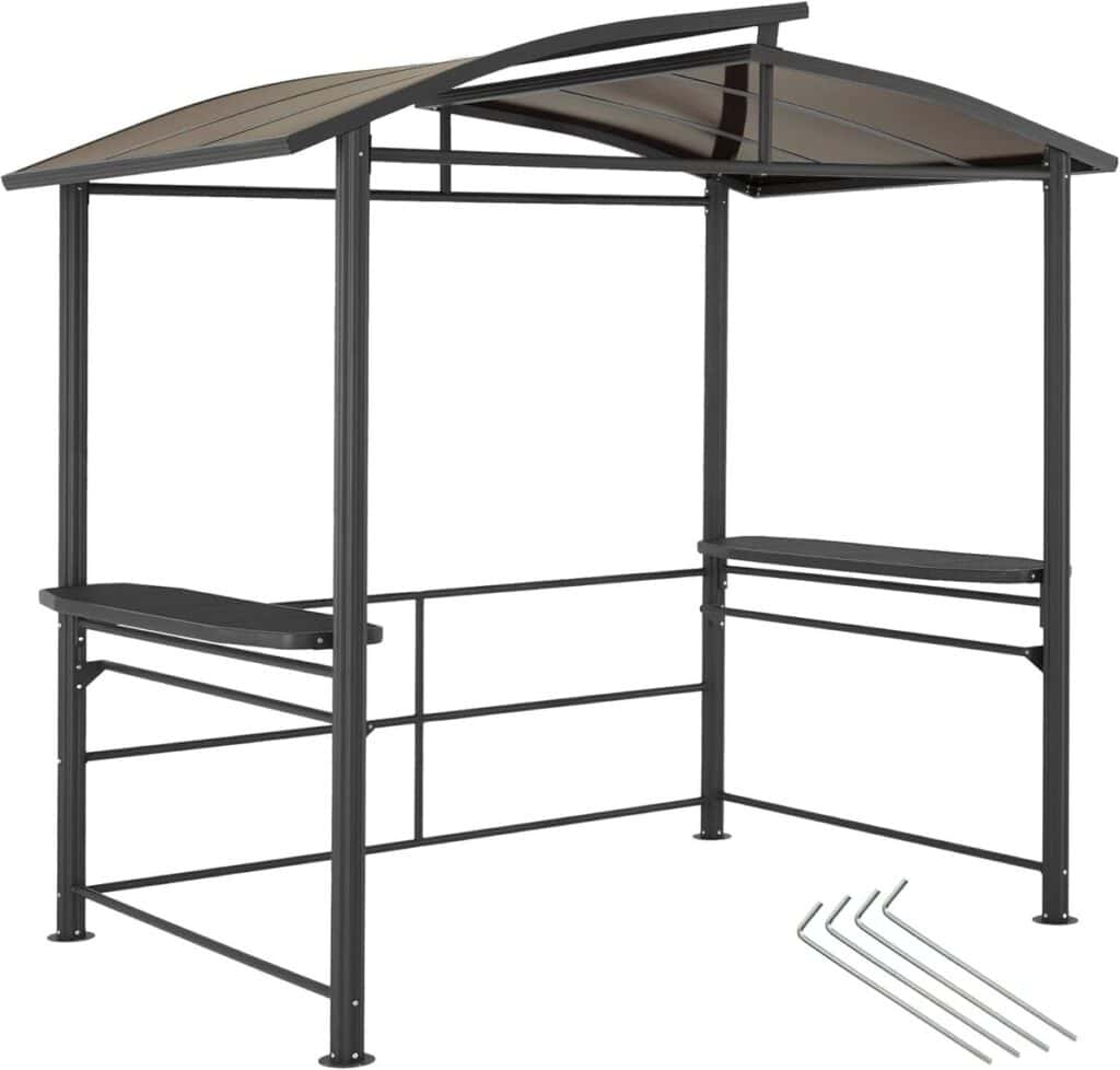 Test : abri barbecue tectake® en aluminium, solide et pratique