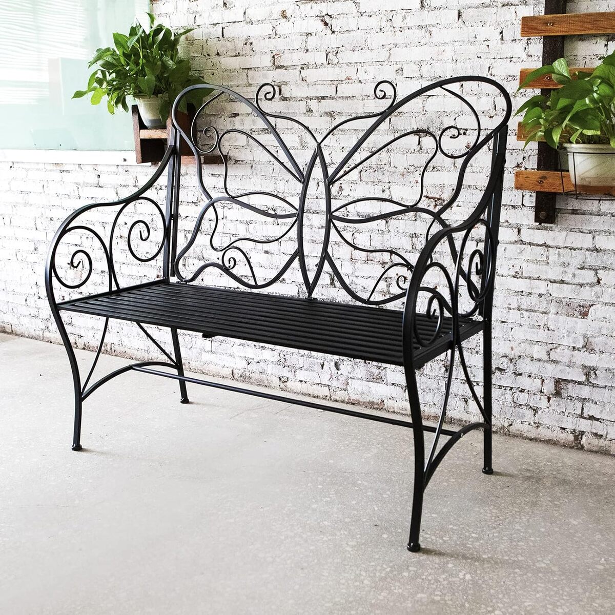 Test du banc de jardin HLC 208BKwith noir