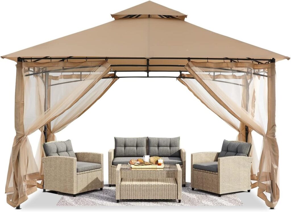 Test du barnum 2, 4 x 2, 4 m ABCCANOPY avec moustiquaire