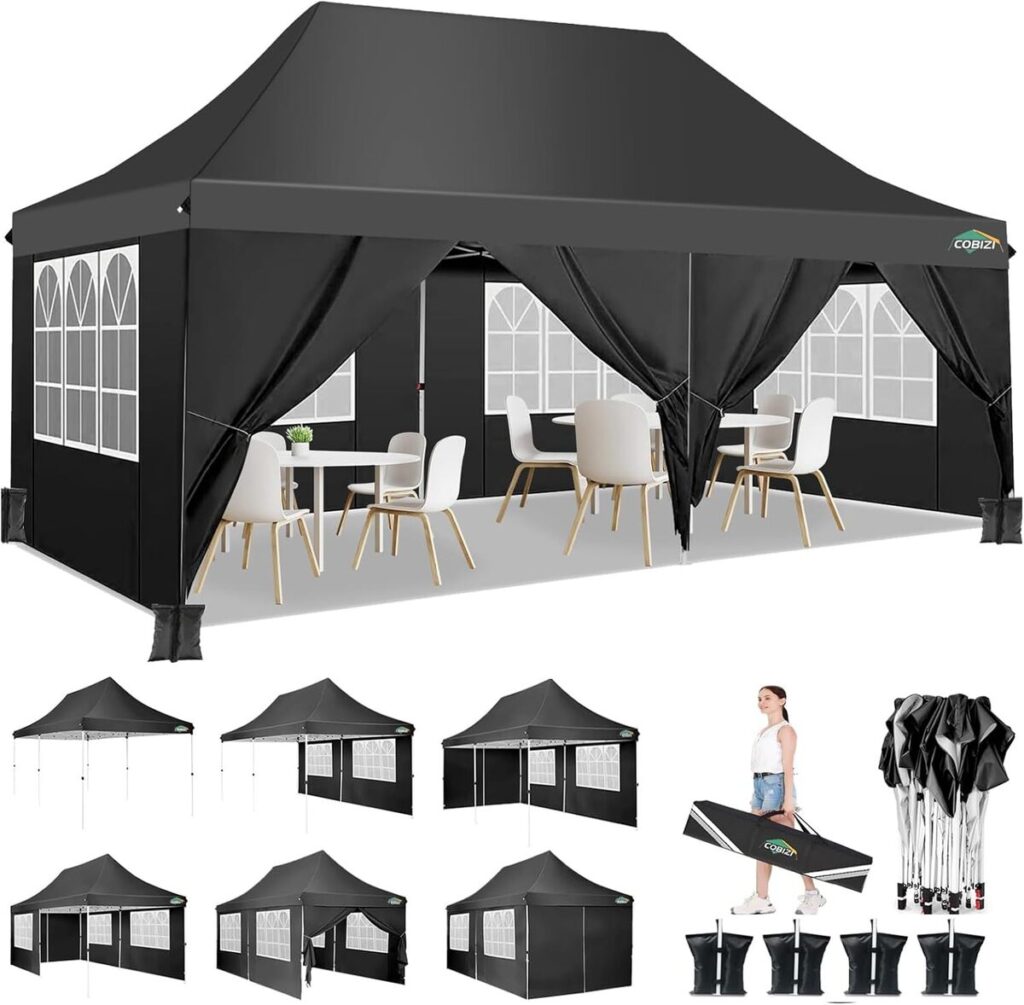 Test : tonnelle pliable COBIZI 3x6m étanche et stable