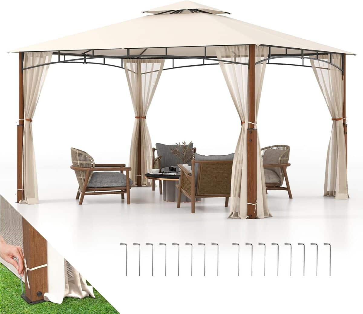 Test : tonnelle Relax4life moustiquaire pour jardin