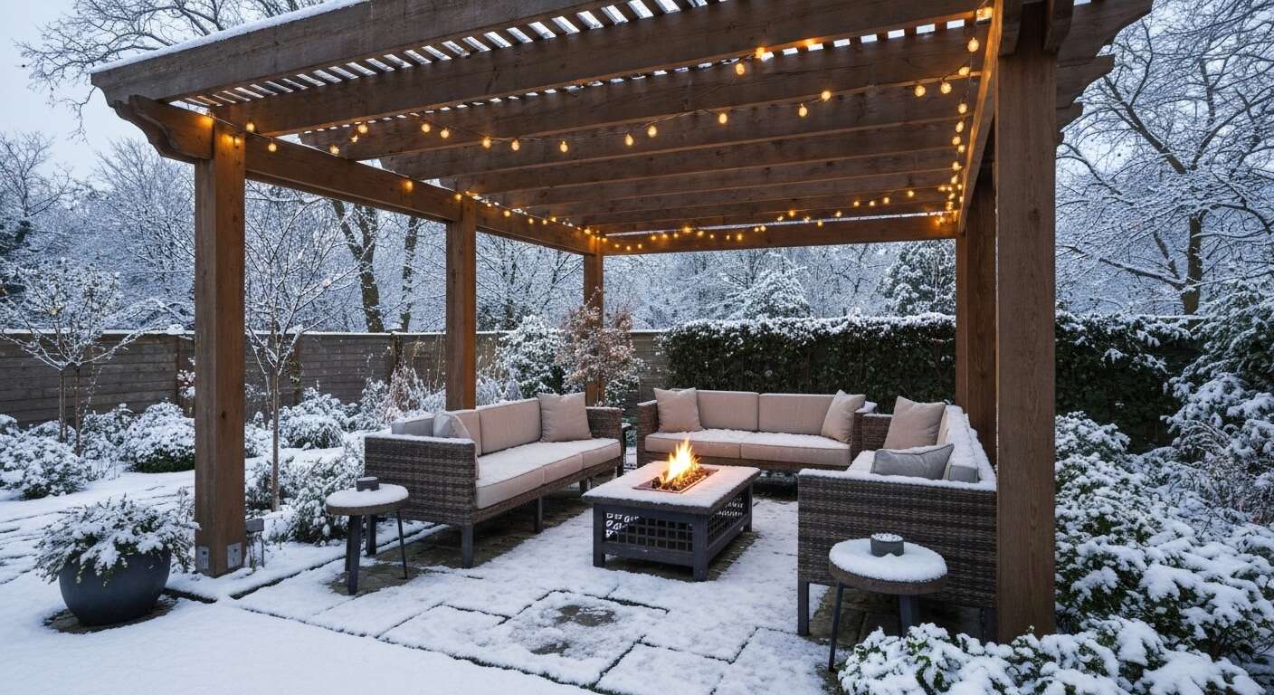 Protection pergola : 4 conseils pour en profiter en hiver