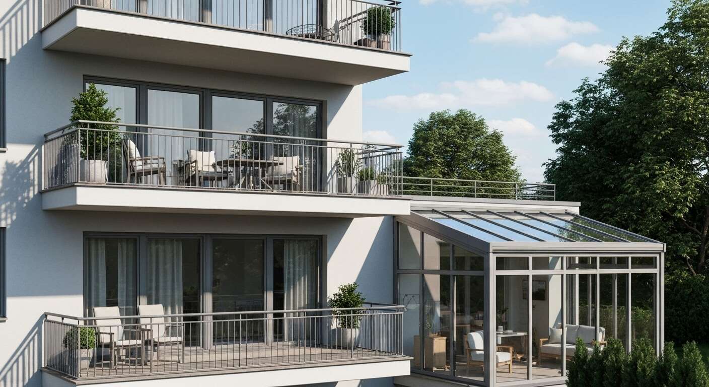 Différence entre balcon et véranda : comparaison détaillée