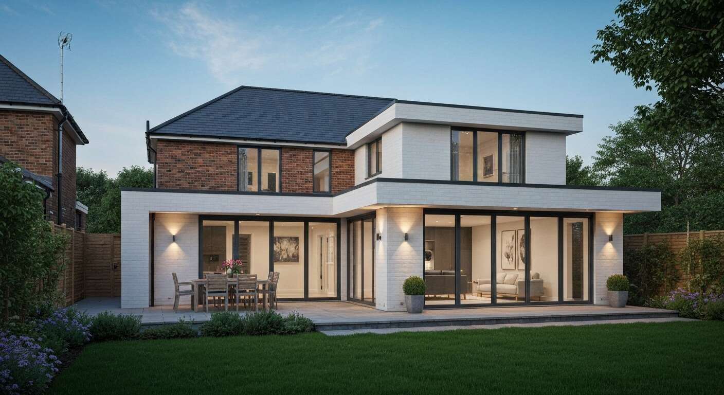 Les atouts d'une extension de maison &agrave; toit plat